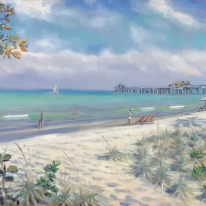 Red Chairs, Naples Beach
