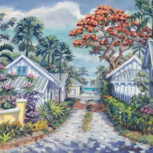 Alley with Poincianas