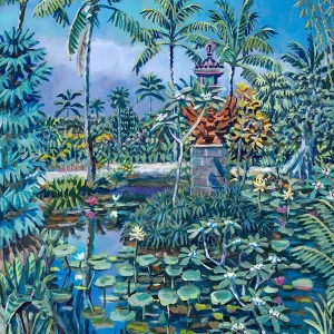 Shrine of Dewi Sri, Goddess of Rice & Fertility, Asian Garden @ Naples Botanical Garden