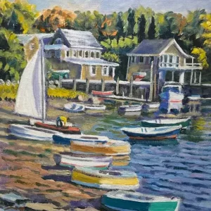 Quissett Fleet, Painting by Paul Arsenault