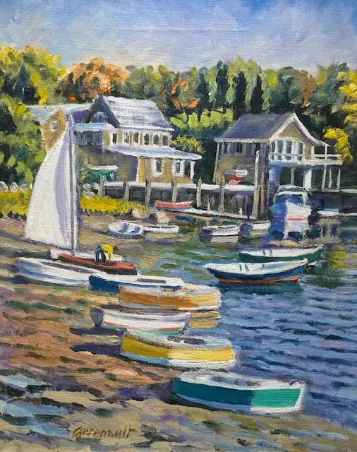 Quissett Fleet, Painting by Paul Arsenault