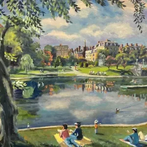 Picnic in Boston Gardens