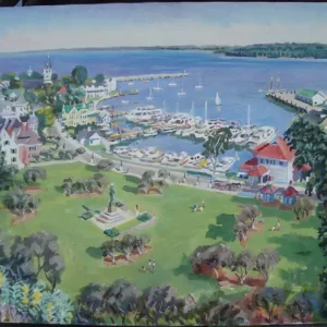 Bird’s Eye View, Mackinac Island