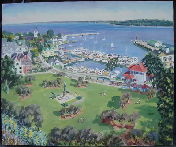 Bird’s Eye View, Mackinac Island