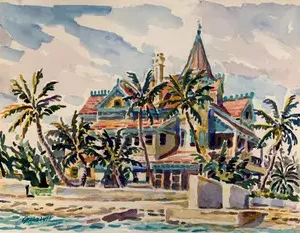 Southernmost House, Key West ( watercolor)